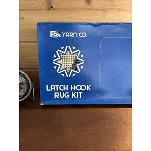 Fox yarn Co. latch hook rug kit